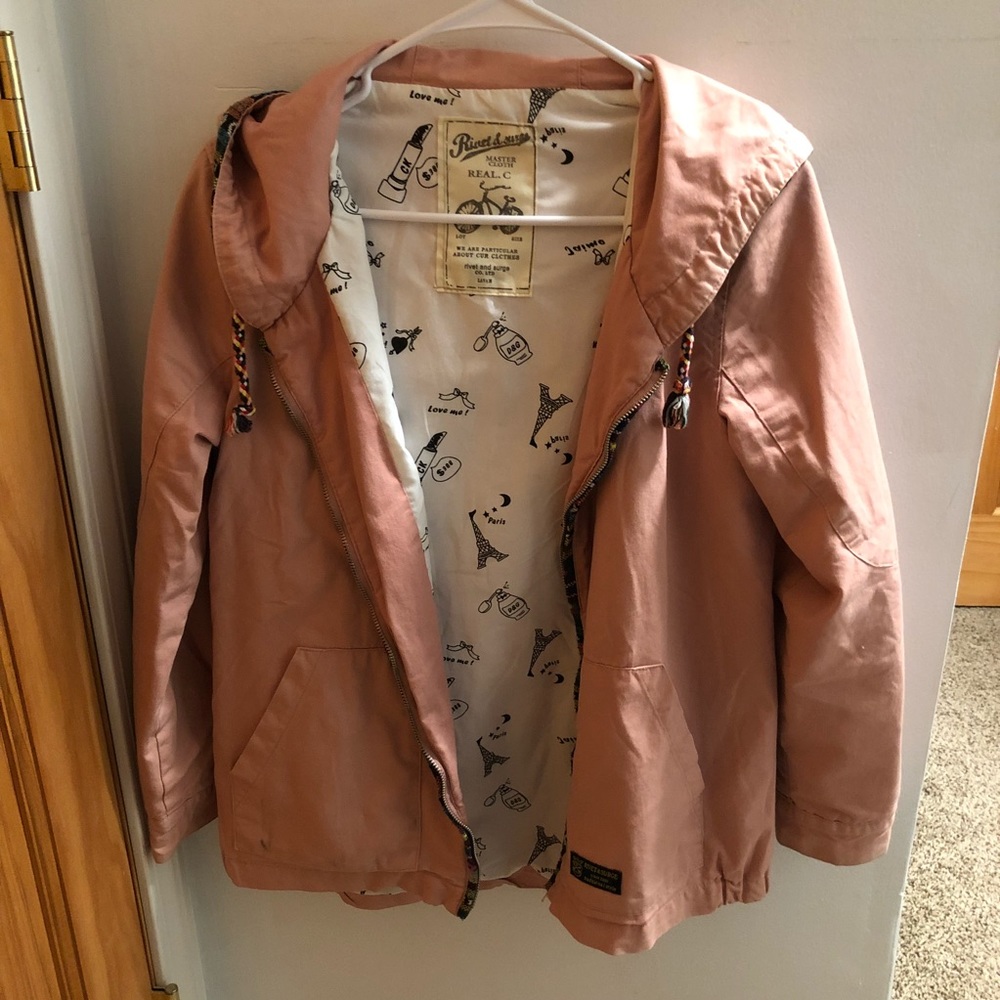 Old-fashion Cute Pink Jacket
